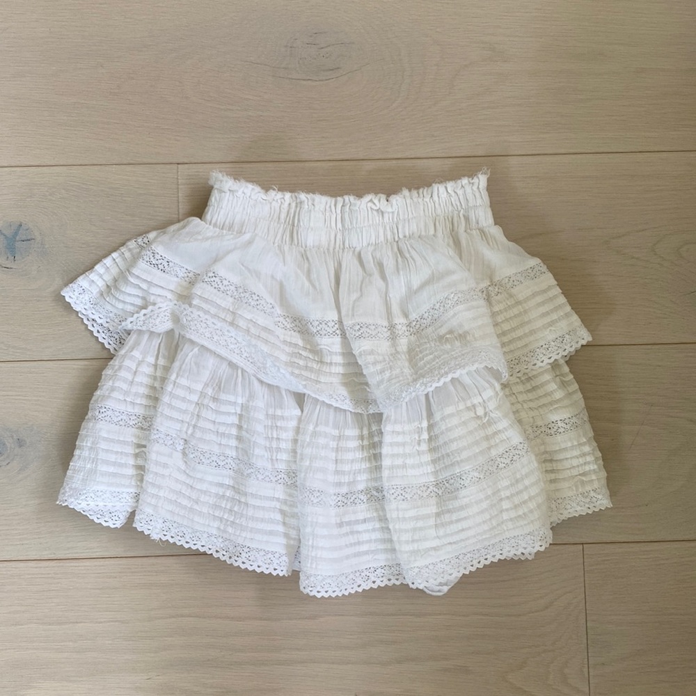 XS white Aerie skirt